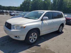 Toyota salvage cars for sale: 2010 Toyota Highlander SE