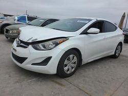 2016 Hyundai Elantra SE en venta en Grand Prairie, TX