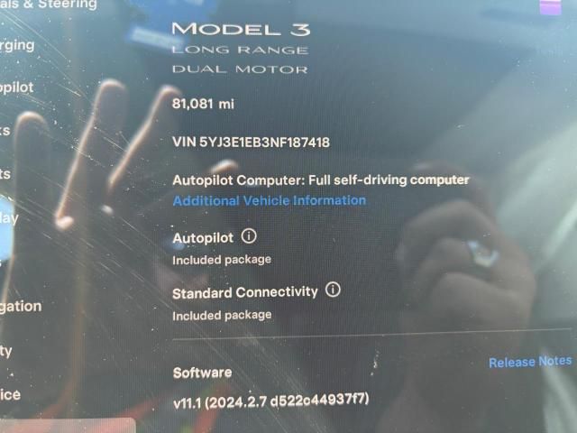 2022 Tesla Model 3