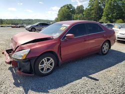 Honda salvage cars for sale: 2007 Honda Accord SE