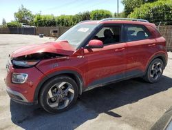 Hyundai Venue salvage cars for sale: 2022 Hyundai Venue SEL