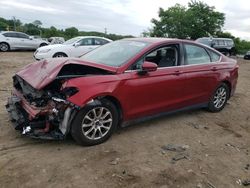 Ford Fusion S salvage cars for sale: 2015 Ford Fusion S