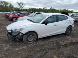 Vehiculos salvage en venta de Copart Des Moines, IA: 2017 Mazda 3 Sport