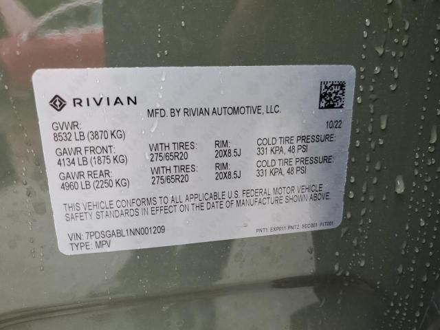 2022 Rivian R1S Launch Edition