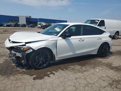 Salvage cars for sale from Copart Woodhaven, MI: 2022 Honda Civic Sport