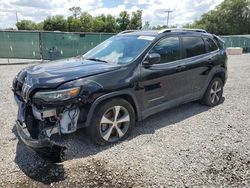 Vehiculos salvage en venta de Copart Riverview, FL: 2019 Jeep Cherokee Limited