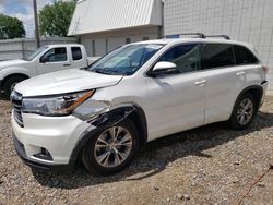 Toyota salvage cars for sale: 2015 Toyota Highlander LE