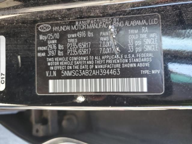 2010 Hyundai Santa FE GLS
