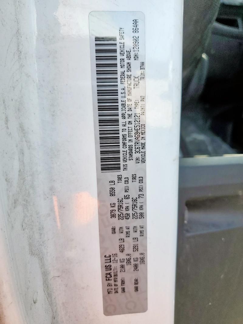 2017 Dodge RAM Promaster 1500 1500 Standard