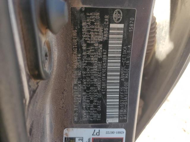 2014 Toyota Camry l