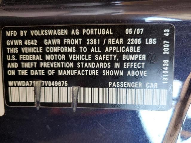 2007 Volkswagen EOS 2.0T Sport