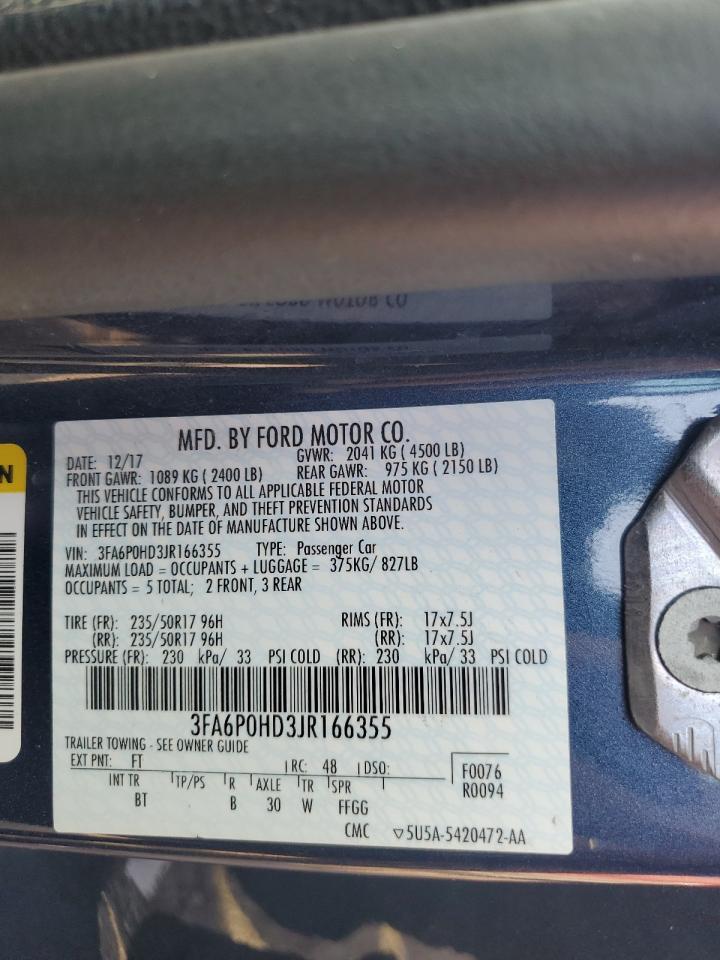 2018 Ford Fusion se