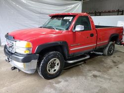 Salvage trucks for sale at Candia, NH auction: 2002 GMC Sierra K2500 Heavy Duty