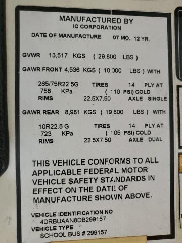 2013 Ic Corporation 3000 CE