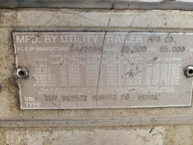 2009 Utility VS2RA Refrigerated Van Trailer
