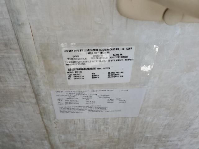 2004 Holiday 2004 Workhorse Custom Chassis Motorhome Chassis W2