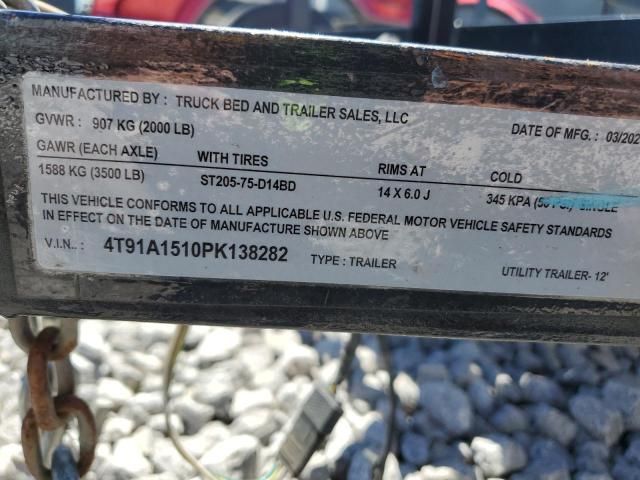 2023 Unknown 2023 Truck BED AND Trailer Sales Utility Trailer