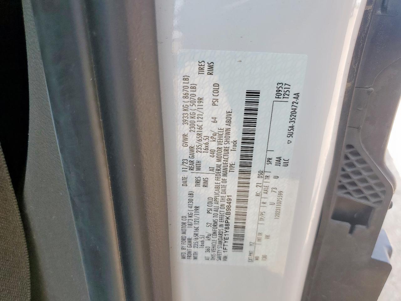 2023 Ford Transit T-150