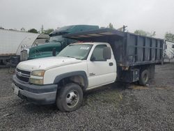 Salvage trucks for sale at Fredericksburg, VA auction: 2007 Chevrolet Silverado C3500