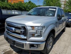 Ford salvage cars for sale: 2017 Ford F150 Supercrew