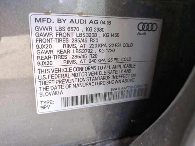 2017 Audi Q7 Premium Plus