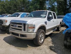 Salvage trucks for sale at Greenwell Springs, LA auction: 2008 Ford F350 SRW Super Duty