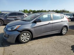 Hyundai Accent salvage cars for sale: 2015 Hyundai Accent GS