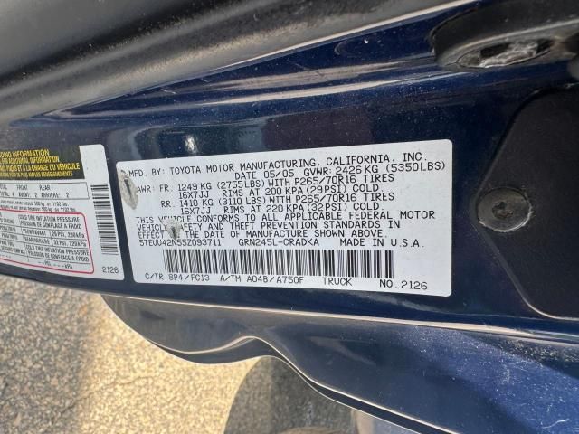 2005 Toyota Tacoma Access Cab