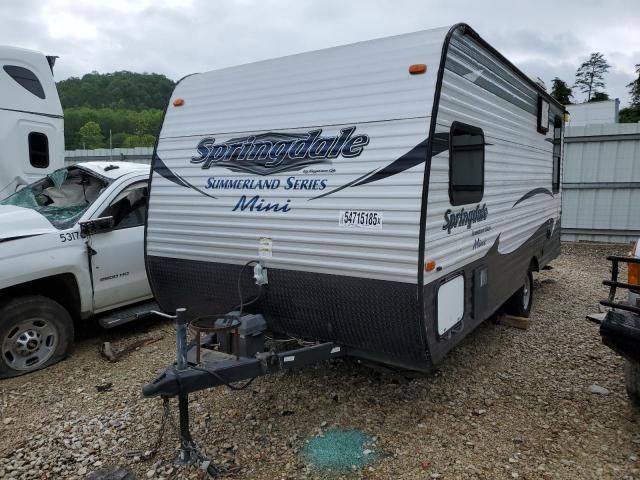 2017 Springdale/ Sprinter Travel Trailer