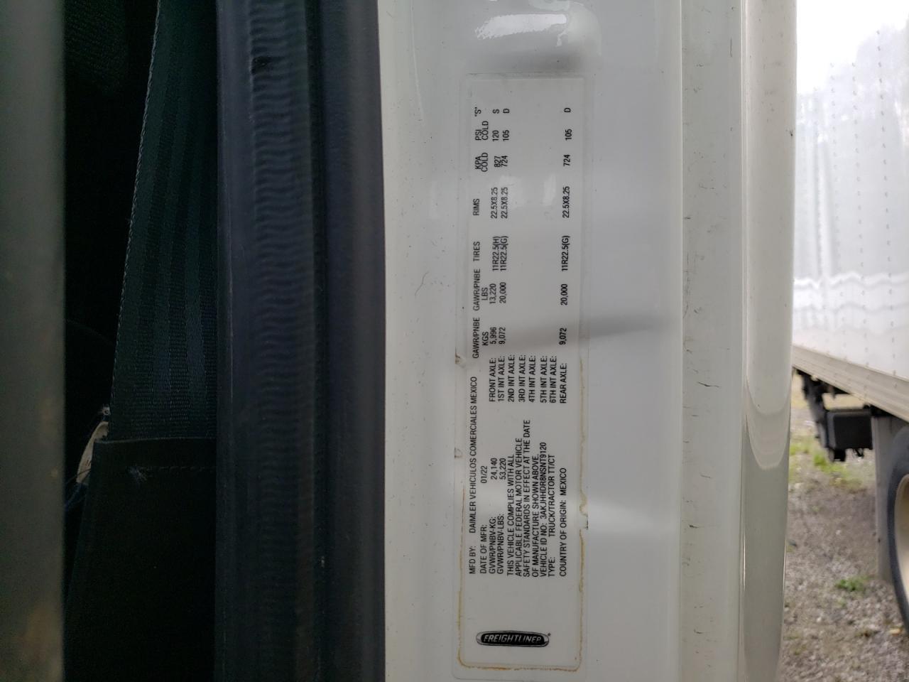 2022 Freigliner 2022 Freightliner Cascadia 126 Semi Truck