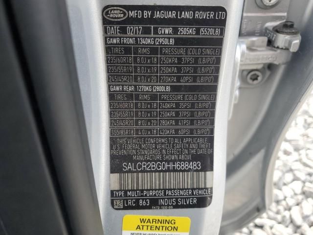 2017 Land Rover Discovery Sport HSE