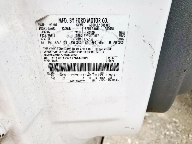 2007 Ford F150