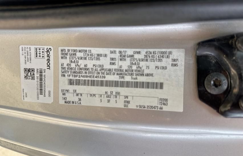 2017 Ford F250 Super Duty