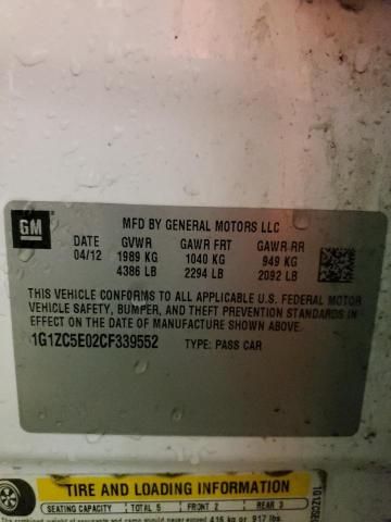 2012 Chevrolet Malibu 1LT