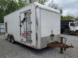 United uxt-8 520ta70 Enclosed ca salvage cars for sale: 2015 United UXT-8 520TA70 Enclosed Cargo Trailer With Spray FO