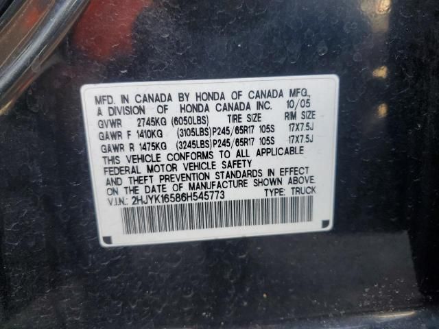 2006 Honda Ridgeline RTL