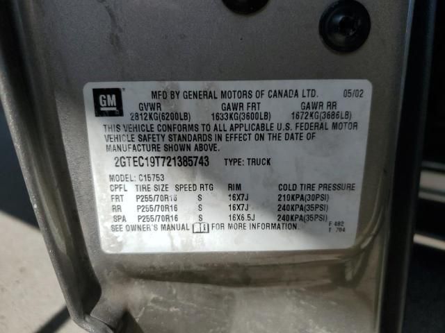 2002 GMC New Sierra C1500