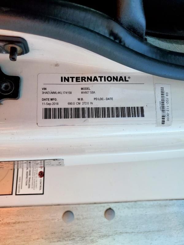 2019 International MV607
