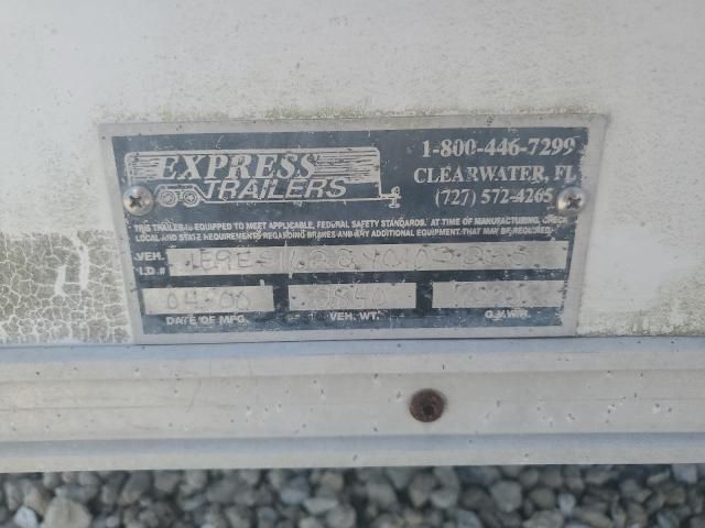 2000 Express Enclosed Cargo Trailer