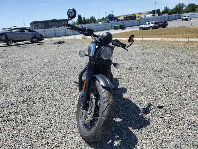 2020 Triumph Bonneville Bobber Black