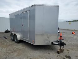 Salvage trucks for sale at Mcfarland, WI auction: 2019 Bravo Trailers O SC714TA2 Enclosed Cargo Trailer