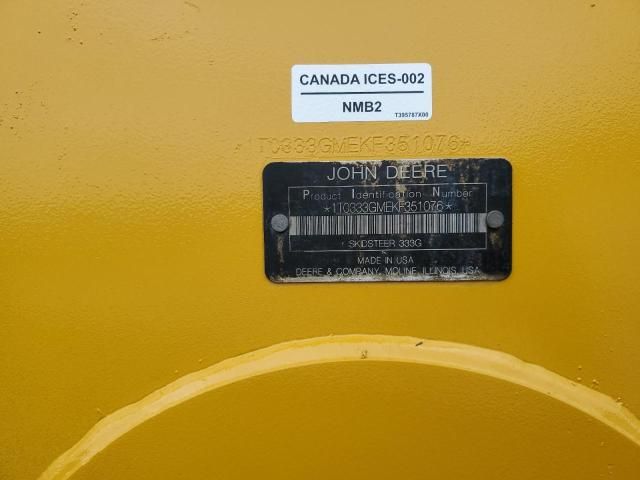 2019 John Deere 333G