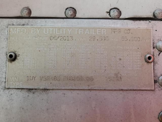 2014 Utility VS2RA Refrigerated Van Trailer