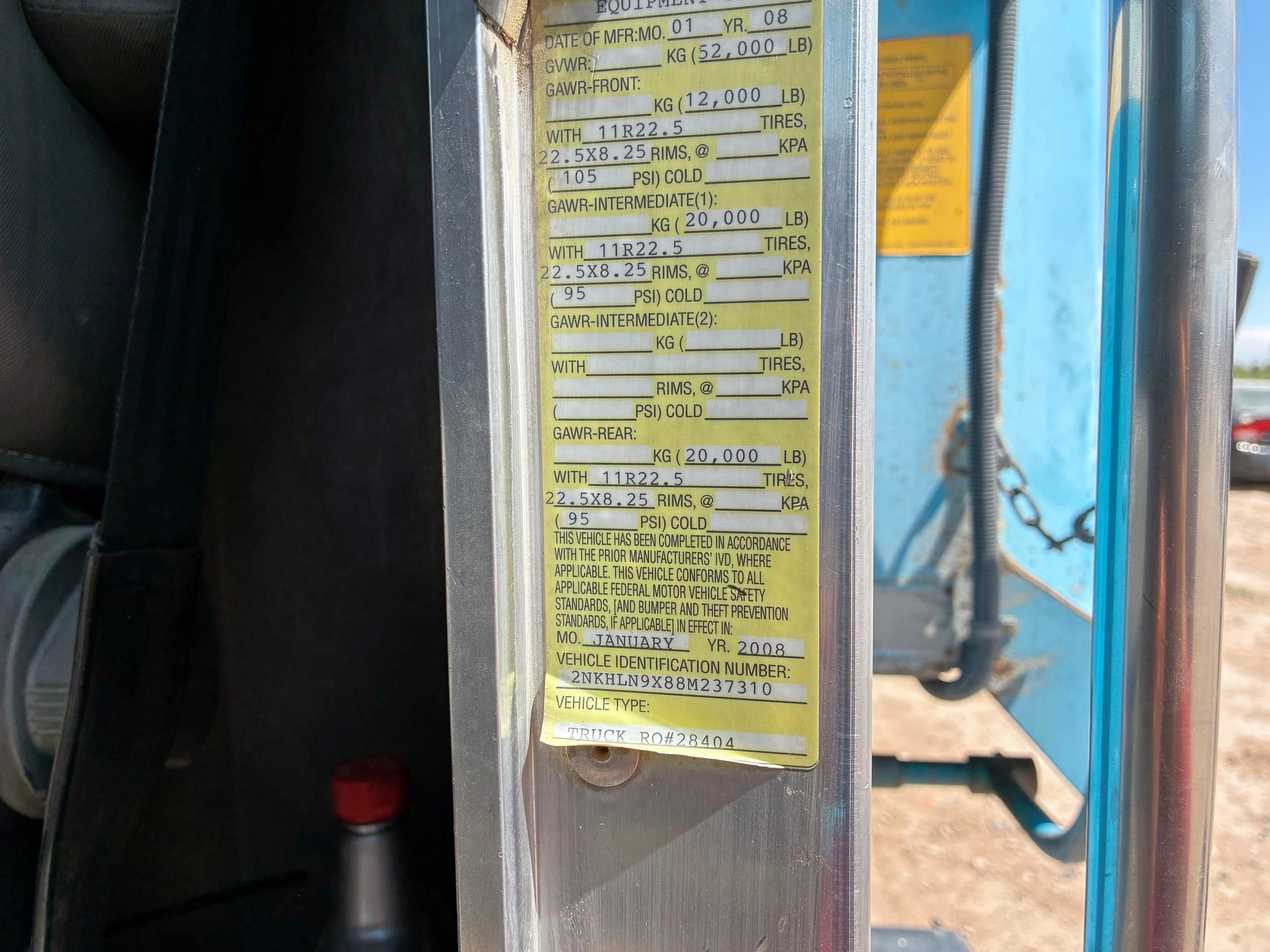 2008 Kenworth Construction T370