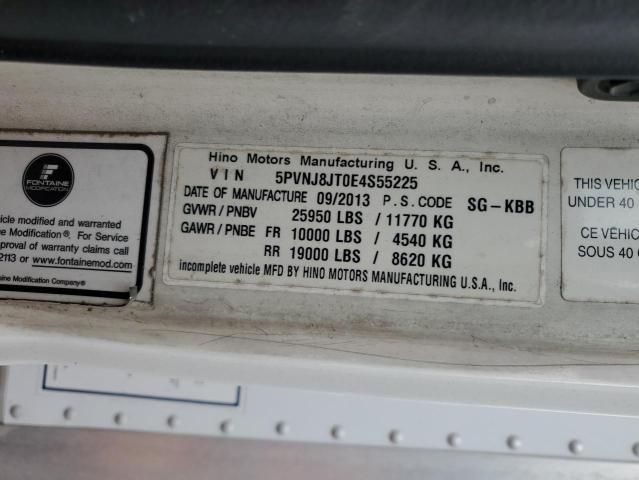 2014 Hino 258 268