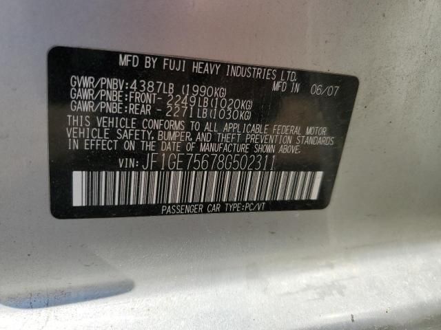 2008 Subaru Impreza WRX Premium