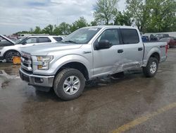 Salvage trucks for sale at Bridgeton, MO auction: 2016 Ford F150 Supercrew