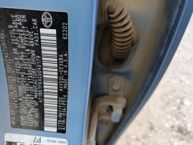 2012 Toyota Camry Hybrid