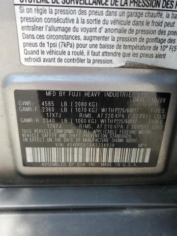 2010 Subaru Outback 2.5I Limited