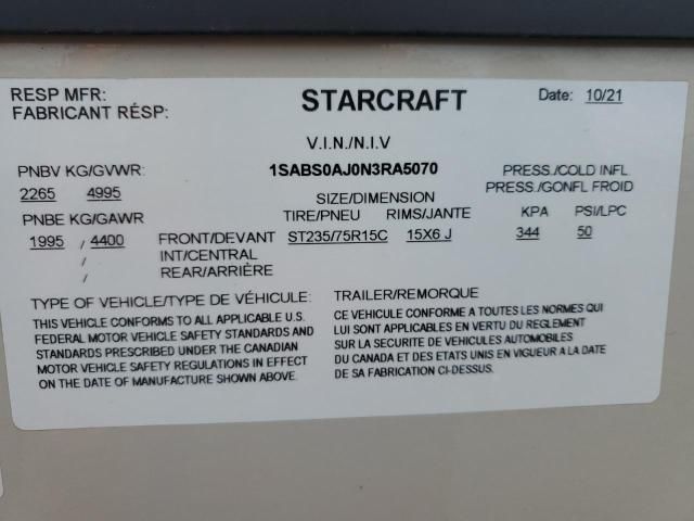 2022 Starcraft Travel Trailer